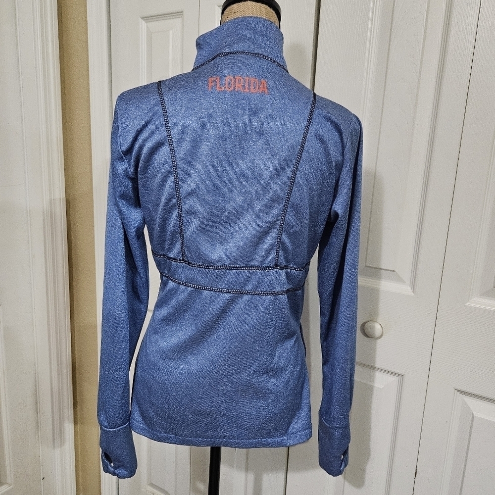 Florida Gators Blue 1/4 Zip Long Sleeve Athletic Pullover Size L - Picture 6 of 15